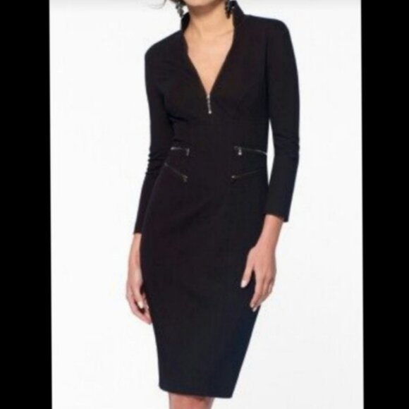 CACHE Fitted Bodycon Spandex Dress - Picture 1 of 7